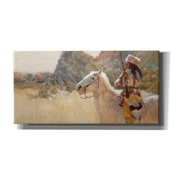 Epic Graffiti 'Blue Gap Pass' by J. E. Knauf, Canvas Wall Art, 24"x12"