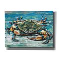 thumbnail image 1 of Epic Graffiti 'Blue Palette Crab I' by Carolee Vitaletti, Canvas Wall Art, 16"x12", 1 of 2