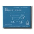 thumbnail image 1 of Epic Graffiti 'Blueprint Basset Hound' by Ethan Harper Canvas Wall Art, 34"x26", 1 of 3