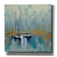thumbnail image 1 of Epic Graffiti 'Boats in the Harbor III' by Silvia Vassileva, Canvas Wall Art, 37"x37", 1 of 8