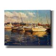 thumbnail image 1 of Epic Graffiti 'Boats on Glassy Harbor' by Furtesen, Giclee Canvas Wall Art, 34"x26", 1 of 8