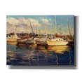 thumbnail image 1 of Epic Graffiti 'Boats on Glassy Harbor' by Furtesen, Giclee Canvas Wall Art, 54"x40", 1 of 8