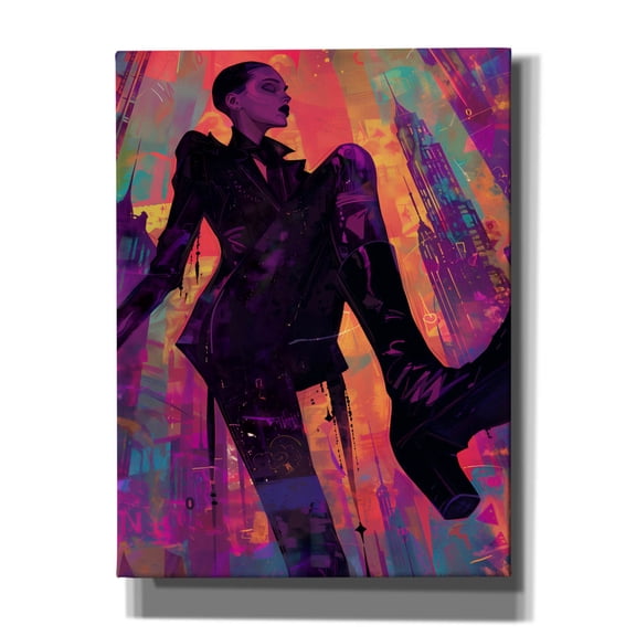 Epic Graffiti 'Boot Stomping'  by Andreas Magnusson Canvas Wall Art, 12" x 16"