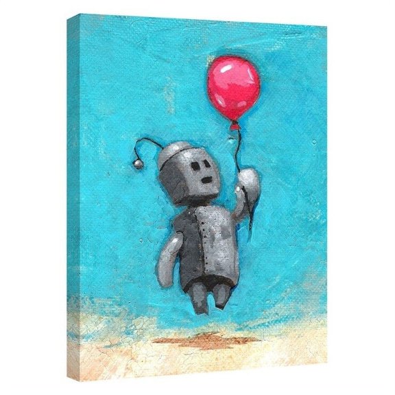 Epic Graffiti  "Bot Balloon" by Craig Snodgrass, Giclee Canvas Wall 18"x26"