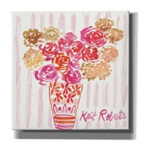 Epic Graffiti 'Boudoir Blooms' by Kait Roberts, Giclee Canvas Wall Art, 12"x12"