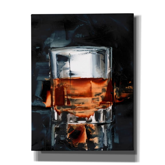 Epic Graffiti 'Bourbon Glass 1'  by Ethan Harper Canvas Wall Art, 12" x 16"