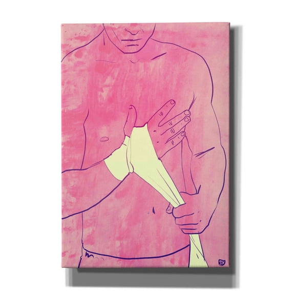 Epic Graffiti 'Boxing 1' by Giuseppe Cristiano, Canvas Wall Art, 12"x16"