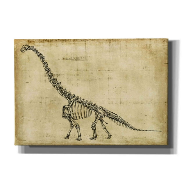 Epic Graffiti "Brachiosaurus Study" by Ethan Harper, Canvas Wall Art, 26"x18"