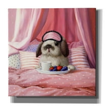 Epic Graffiti 'Breakfast In Bed' by Lucia Heffernan, 12"x12"