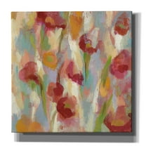 Epic Graffiti 'Breezy Floral II' by Silvia Vassileva, Canvas Wall Art, 12"x12"