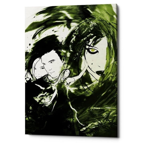 Epic Graffiti  "Brutality Betrayal Beauty" by Jonathan Lam, Giclee Canvas Wall Art, 12"x18" - 12" x 18"