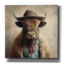 Epic Graffiti 'Buffalo Bill' by Sean Parnell Canvas Wall Art, 12" x 12"