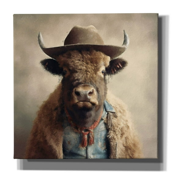 Epic Graffiti 'Buffalo Bill' by Sean Parnell Canvas Wall Art, 26" x 26"