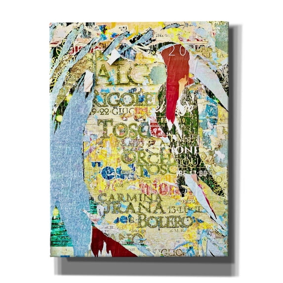 Epic Graffiti 'Bus Poster Remnant Siena 0' by IMB, Canvas Wall Art, 26"x34"