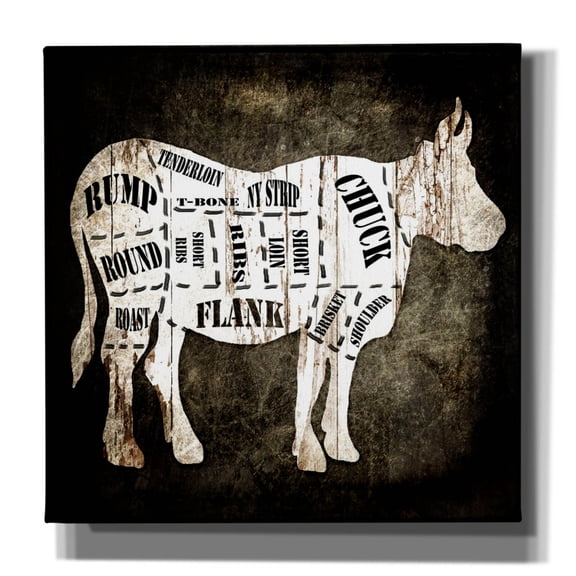 Epic Graffiti 'Butcher Shop II' by Lightbox Journal, Canvas Wall Art, 18"x18"