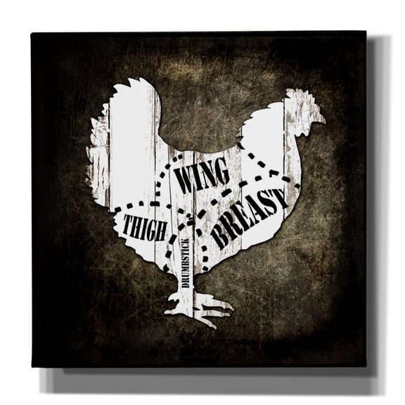 Epic Graffiti 'Butcher Shop III' by Lightbox Journal, Canvas Wall Art, 26"x26"