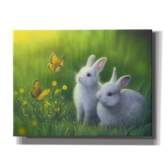 Epic Graffiti 'Buttercups' by Kirk Reinert, Canvas Wall Art, 34"x26"