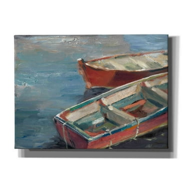 Epic Graffiti "By the Lake I" by Ethan Harper, Canvas Wall Art, 54"x40"