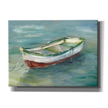 Epic Graffiti "By the Shore I" by Ethan Harper, Canvas Wall Art, 54"x40"