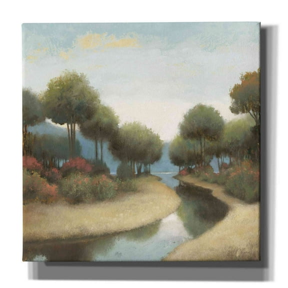 Epic Graffiti 'By the Waterways I' by James Wiens, Canvas Wall Art, 37"x37"