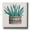 thumbnail image 1 of Epic Graffiti 'Cactus Mud Cloth Vase III' by Cindy Jacobs, Canvas Wall Art, 18"x18", 1 of 2