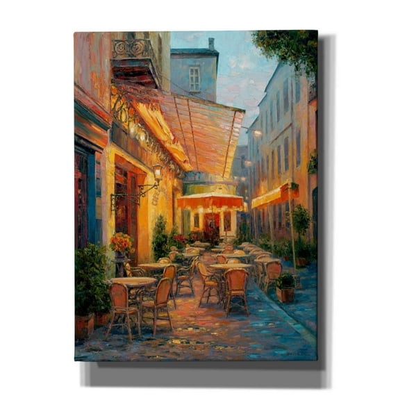 Epic Graffiti 'Café Van Gogh 2008 Arles France' by Haixia Liu, Canvas Wall Art, 40"x54"