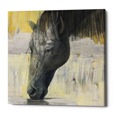 Epic Graffiti 'Caleb' by Albena Hristova, Canvas Wall Art, 18"x18"