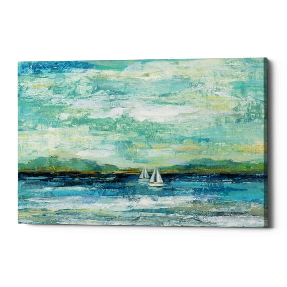 Epic Graffiti  "Calm Lake Crop" by Silvia Vassileva, Giclee Canvas Wall Art, 12"x18" 12" x 18"