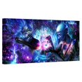 thumbnail image 1 of Epic Graffiti Cameron Gray ' A Spirit's Silent' Multicolored Wall Art - Blue 20 x 40, 1 of 2