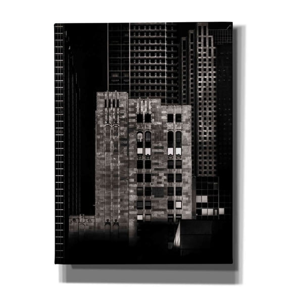 Epic Graffiti 'Canada Permanent Trust Building No 1' by Brian Carson, Giclee Canvas Wall Art, 40"x54"