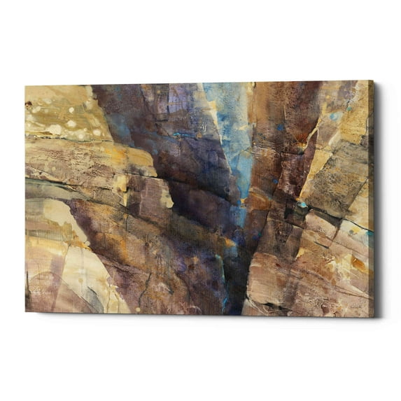 Epic Graffiti 'Canyon II' by Albena Hristova, Canvas Wall Art, 18"x12"