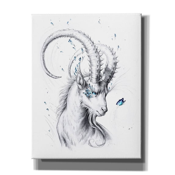 Epic Graffiti 'Capricorn' by JoJoesArt, Canvas Wall Art, 26"x34"