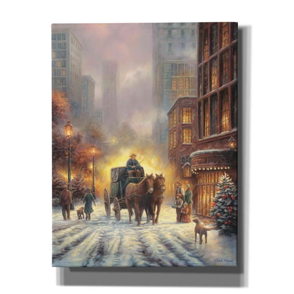 Epic Graffiti 'Carriage Ride' by Chuck Pinson, Canvas Wall Art, 26"x34"