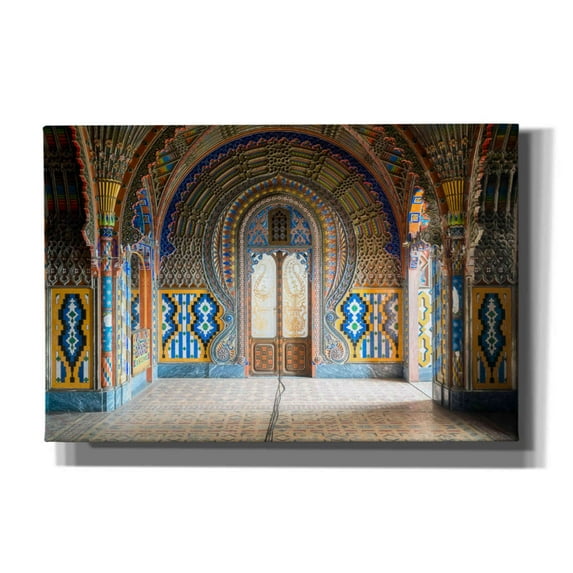 Epic Graffiti 'Castle of Sammezzano II' by Roman Robroek, Canvas Wall Art, 18"x12"
