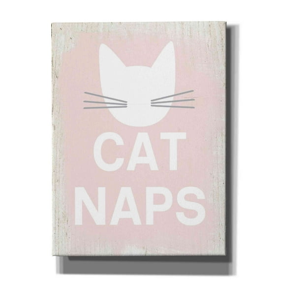 Epic Graffiti 'Cat Naps' by Linda Woods, Canvas Wall Art, 12"x16"