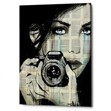 Epic Graffiti  "Caught" by Loui Jover, Giclee Canvas Wall Art, 12"x18" 26" x 40"