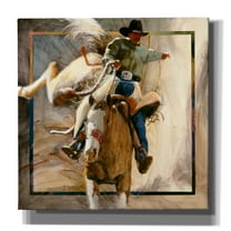 Epic Graffiti 'Center Stage' by J. E. Knauf, Canvas Wall Art, 12"x12"