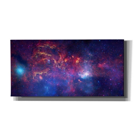 Epic Graffiti 'Center of the Milky Way,' Canvas Wall Art, 24"x12"