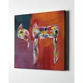 thumbnail image 1 of Epic Graffiti  "Chai of Colors" by Linda Woods, Giclee Canvas Wall Art 37"x37", 1 of 3