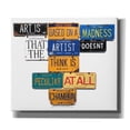thumbnail image 1 of Epic Graffiti 'Chamberlain Art Is Madness' by Gregory Constantine, Giclee Canvas Wall Art, 30"x26", 1 of 2