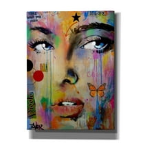 Epic Graffiti 'Changes' by Loui Jover, Canvas Wall Art, 40"x54"