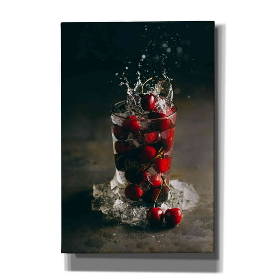 Epic Graffiti 'Cherry Limeade Gin and Tonic' by Epic Portfolio, Canvas Wall Art, 12"x18"