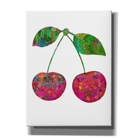Epic Graffiti 'Cherry2 by Noemi Ibarz, Canvas Wall Art, 12" x 16"