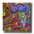 thumbnail image 1 of Epic Graffiti 'Cheshire Cat Alice' by Howie Green, Canvas Wall Art, 12"x12", 1 of 8