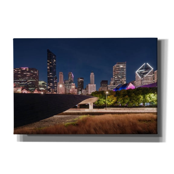 Epic Graffiti 'Chicago Millennium Bridge 2' by Epic Portfolio Canvas Wall Art, 18" x 12"