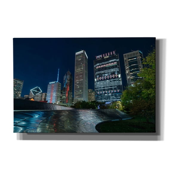 Epic Graffiti 'Chicago Millennium Bridge' by Epic Portfolio Canvas Wall Art, 18" x 12"
