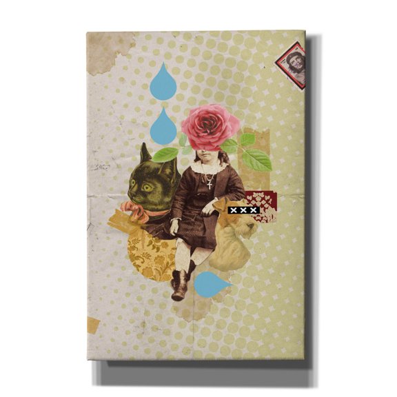 Epic Graffiti 'Childhood' by Elo Marc, Canvas Wall Art, 12"x18"