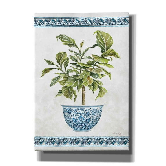 Epic Graffiti 'Chinoiserie Fig I' by Cindy Jacobs, Canvas Wall Art, 18"x26"