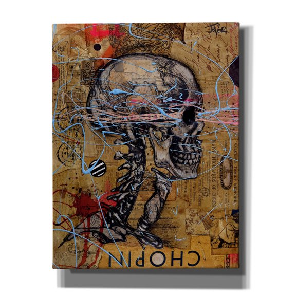 Epic Graffiti 'Chopins Ghost' by Loui Jover Canvas Wall Art, 26" x 34"