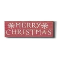 thumbnail image 1 of Epic Graffiti 'Christmas Affinity III Red' by James Wiens, Canvas Wall Art, 60"x20", 1 of 8